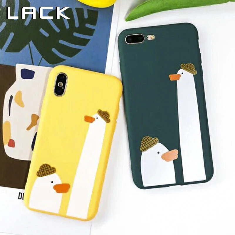 LACK Lovely Cartoon Couples For iphone X Case For iphone 6