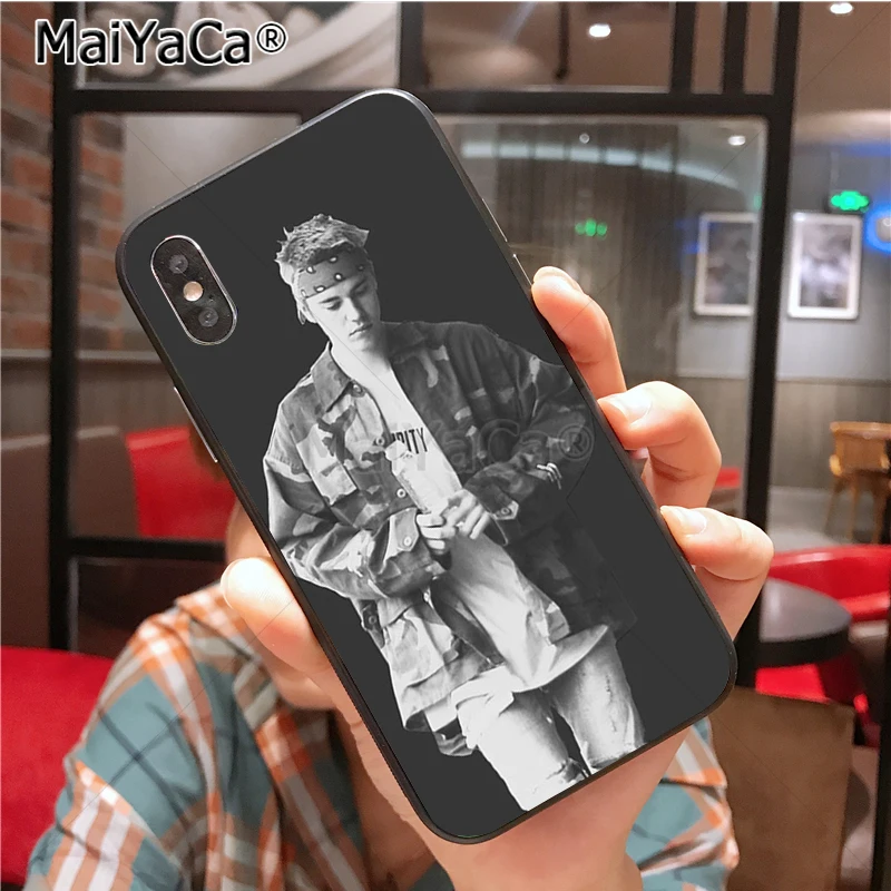 MaiYaCa J.B Justin Bieber New ArrivalFashion phone case cover for Apple iPhone 8 7 6 6S Plus X 5 5S SE 5C cass