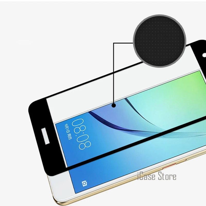Цвет полное покрытие закаленное Стекло для Huawei P8 Lite 2017 P9 P10 Plus Nova 2 6A 9 Экран