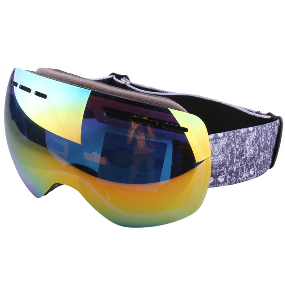 Men's Women's Skiing Goggles UV400 Anti fog Windproof Snowboarding