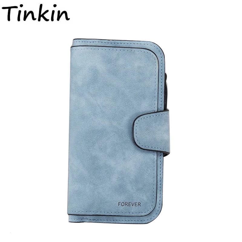 Goedkoop Retro PU Leer Vrouwen Portemonnee Portemonnee Telefoon Clutch Lange Organizer Ontwerp Dame Kaarthouder Geld Zak