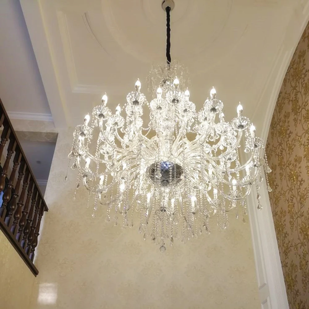 Sitting Room Large Chandelier Crystals Empire Lighting Bohemian Chandeliers for Hotel Lobby Lamp Big Hall Restaurant Decorate | Освещение