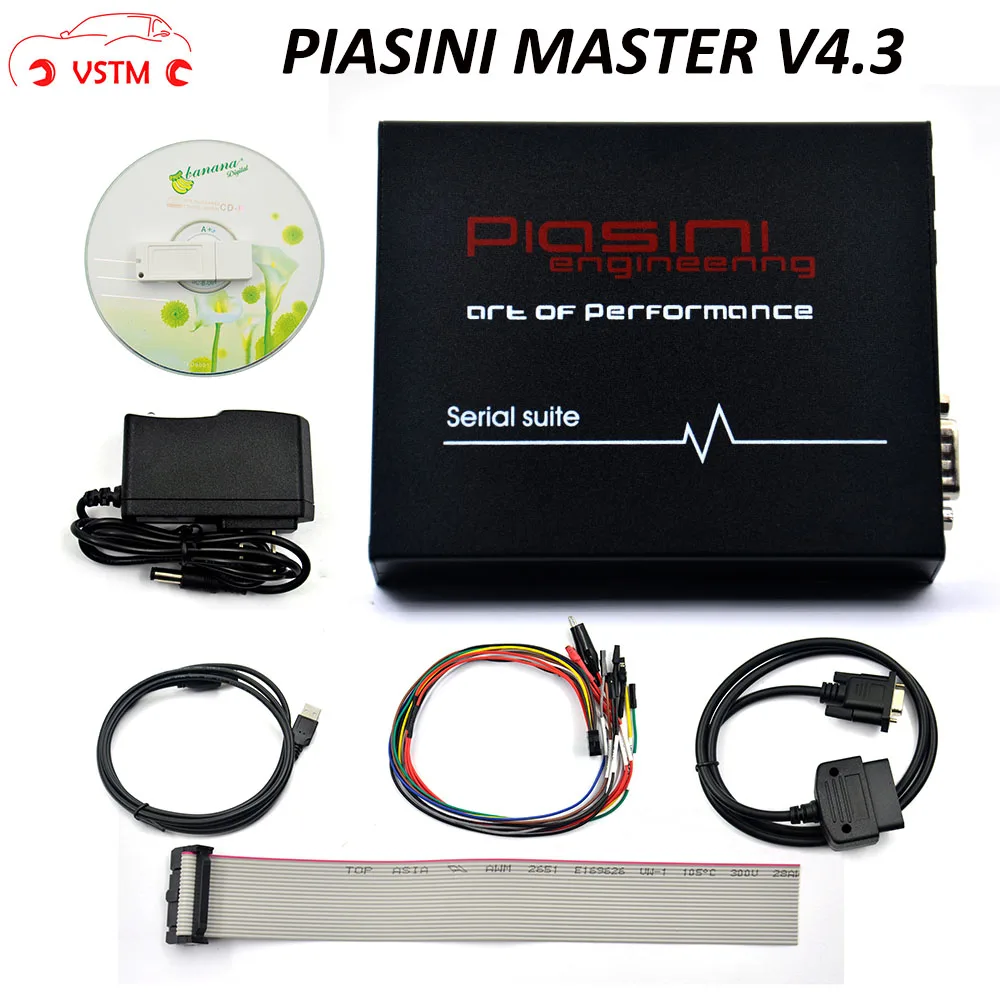 Piasini Master V4.3 полная версия ECU программист серийный набор (JTAG-BDM-K-line-L-line-RS232-CAN-BUS) ECU чип Тюнинг инструмент