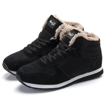 

Men Snow Boots Sneakers Men Boots Super Warm Winter Shoes Male Suede Boots Work Safety Shoes Outdoor Walking Shoes Mans Footwear