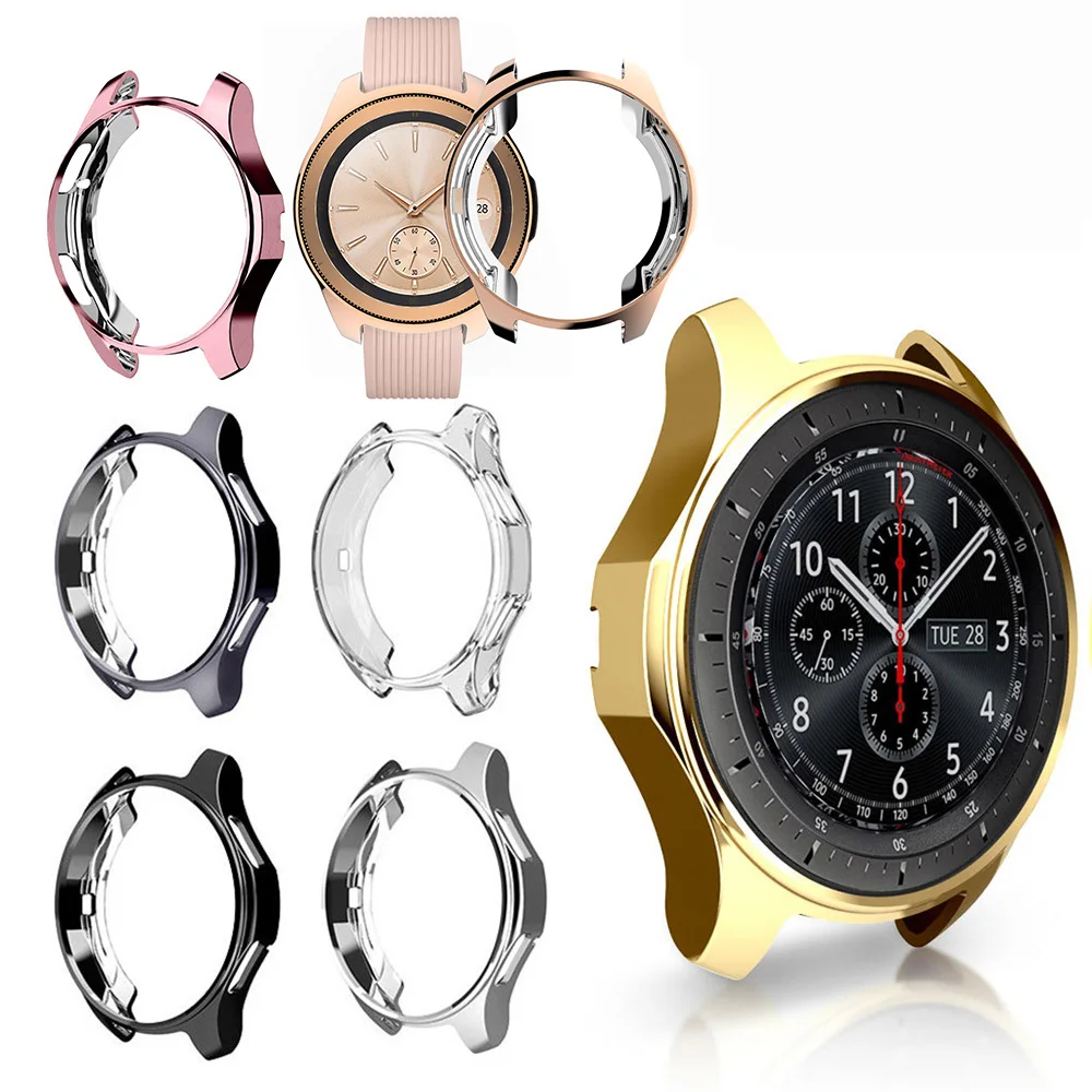 Мягкий чехол для часов Samsung Gear S3 Galaxy Watch 46 мм 42 защитный из ТПУ с защитой от царапин