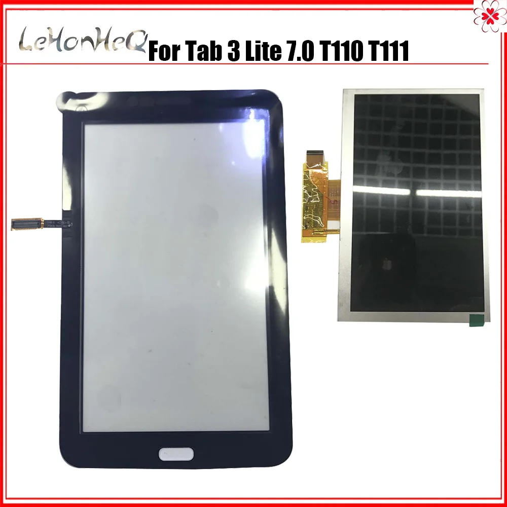 Для Samsung Galaxy Tab 3 Lite 7 0 SM-T110 SM-T111 черный/белый ЖК-дисплей с сенсорным экраном