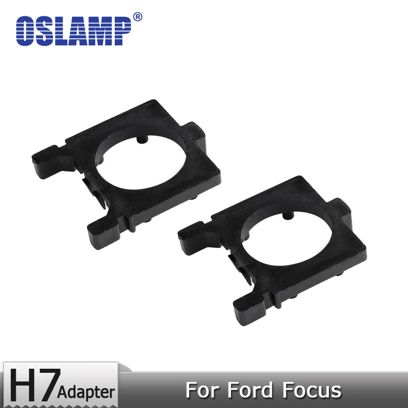 Oslamp фитинг для Ford Focus Led H7 лампы для фар монтажные аксессуары пластиковый адаптер держатель 1 пара адаптер база для лампы H7