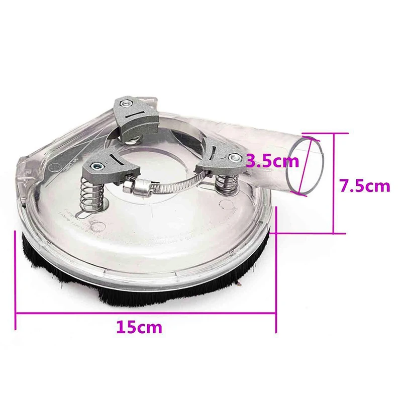 Dust Shroud Grinder Dry Grinding Dust Cover for 5'' Angle Grinder Parts Hand Grinder Tool Power Tool Accessories angle-grinder-electric