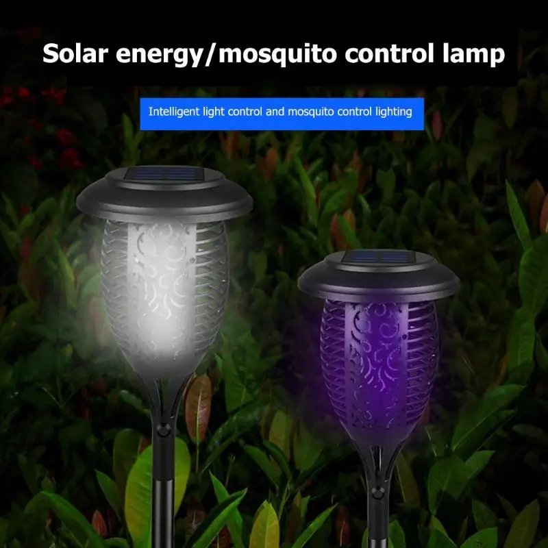 ABS освещение от солнечной батареи Интеллектуальный антикоррозийный убийца москитов светодиодный светильник умный контроль света для наружного сада двора