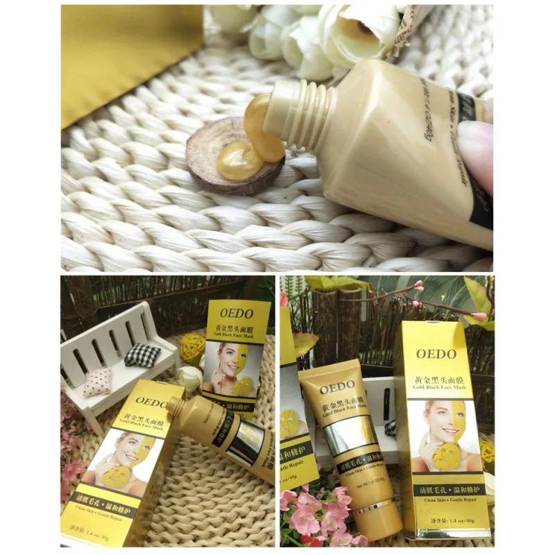 Золотой Коллаген для лица отшелушивающая маска blackhead стартовый комплект evod очиститель укрепляющий Антивозрастной уход за кожей лица маска для ухода за кожей 40g