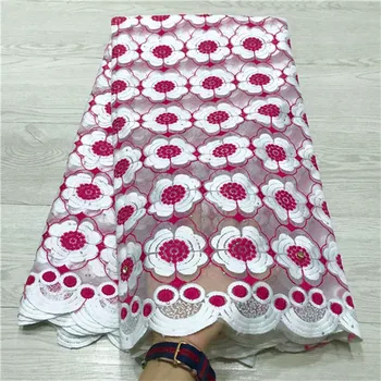 

French Milk Silk Net Lace Fabric 2019 High Quality African Tulle Lace Fabric With Stones For Nigerian Wedding J6