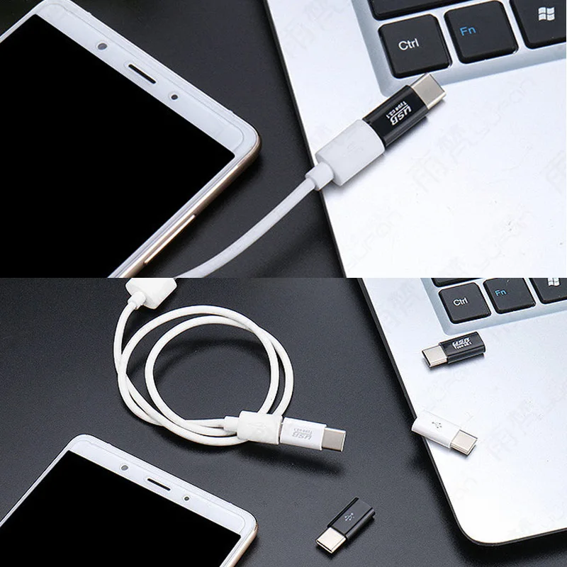 (Пара 2 шт) микро Usb к конвертору типа C адаптер type c для Xiaomi Huawei Meizu Lg htc OnePlus и т. д.