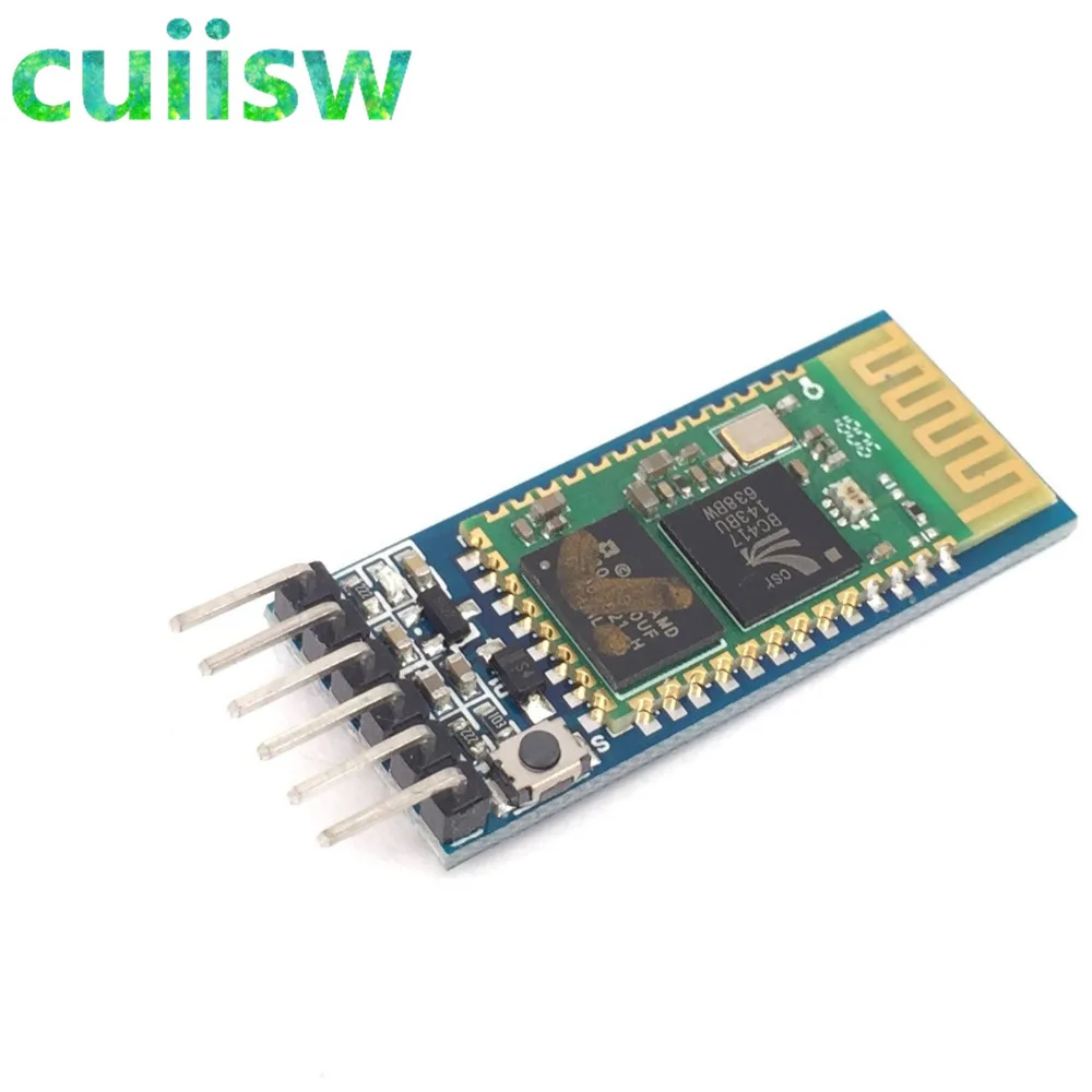 10 шт HC 05 master slave 6pin JY MCU anti reverse Встроенный последовательный модуль Bluetooth