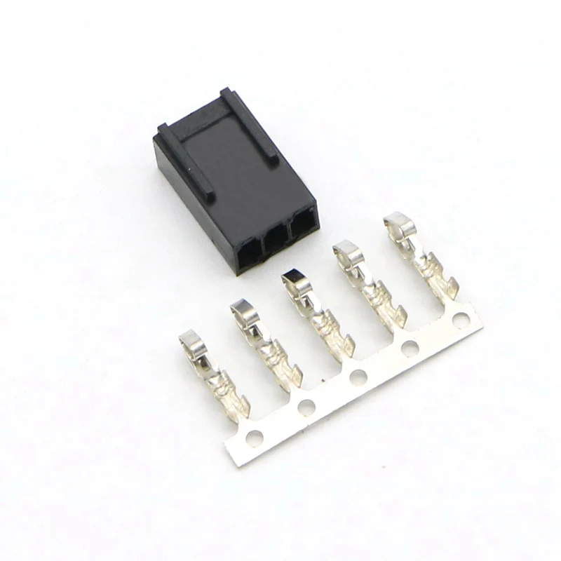 

2510 3Pin Fan Female Connector with 4pcs Free Terminal Pins.