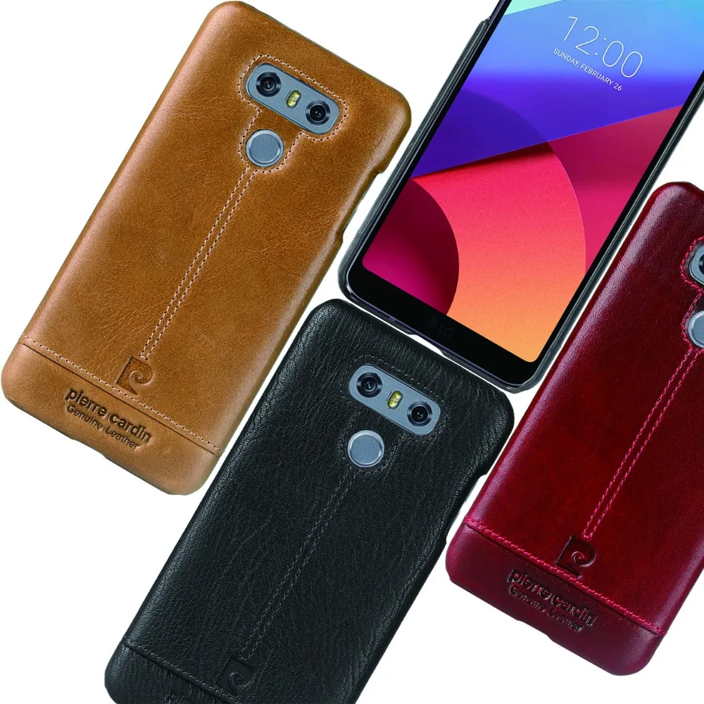bilder für Original Pierre Cardin Fall Für LG G6 Luxusmarke Aus Echtem Leder fall Harte Rückseitige Fall für LG G6 Fall Ultra Slim Schutz abdeckung bilder für Original Pierre Cardin Fall Für LG G6 Luxusmarke Aus Echtem Leder fall Harte Rückseitige Fall für LG G6 Fall Ultra Slim Schutz abdeckung