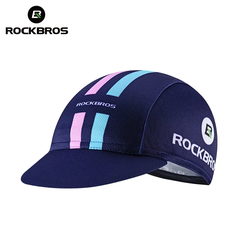 ROCKBROS, велосипедная повязка на голову, шапка для велосипедного шлема, Одежда для велосипедного оборудования, шапка для мужских гоночных велосипедов, многоцветная, свободный размер, шапочка для верховой езды - Цвет: Blue 3