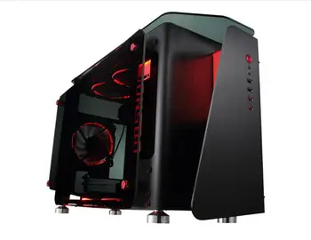 شراءجونسبو MOD1-MINI الهيكل MINI-ITX (جميع الألومنيوم صندوق/3.0 مللي متر سماكة الألومنيوم لوحة + 5.0 مللي متر سماكة الزجاج المقسى)