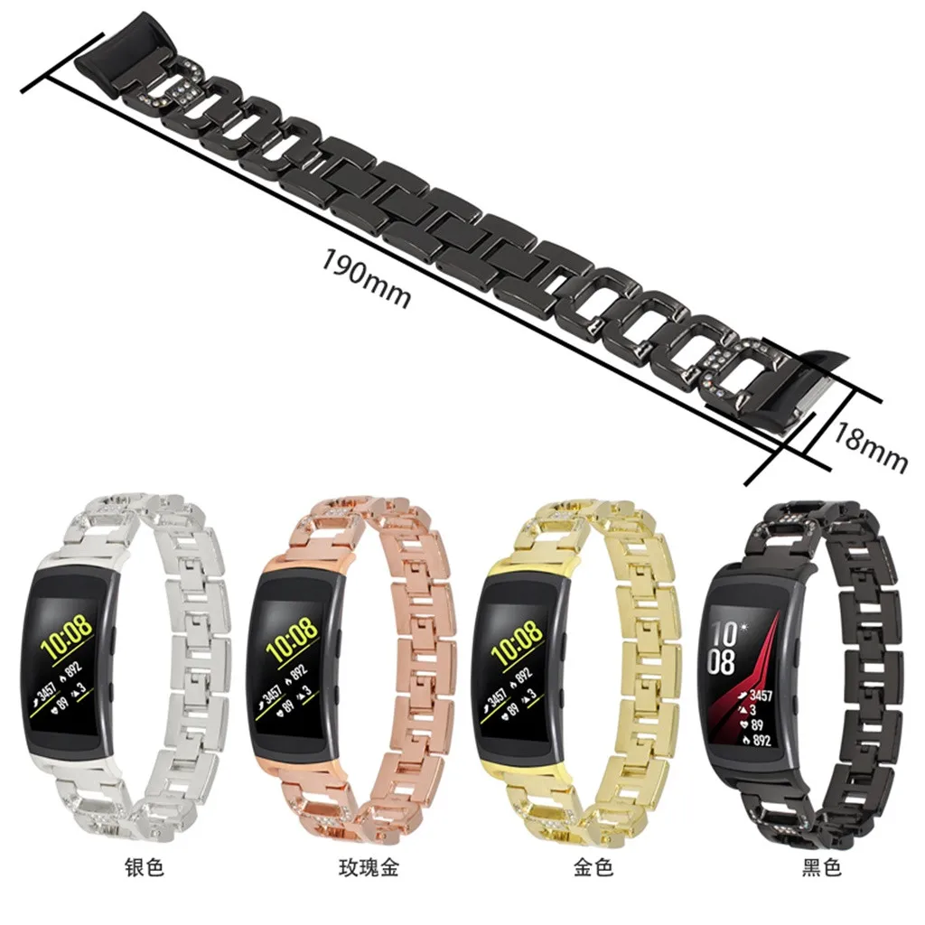 Модные роскошные женские и мужские Ремешки для наручных часов Samsung Gear Fit 2/Fit 2Pro