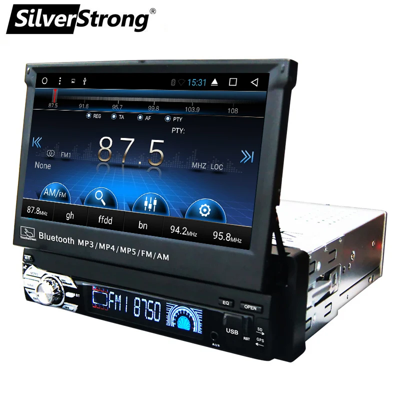 Excellent SilverStrong 1Din Android8.1 Universal 7inch Car DVD Auto Radio Android Car Stereo Universal multimedia by Kaier produces 4