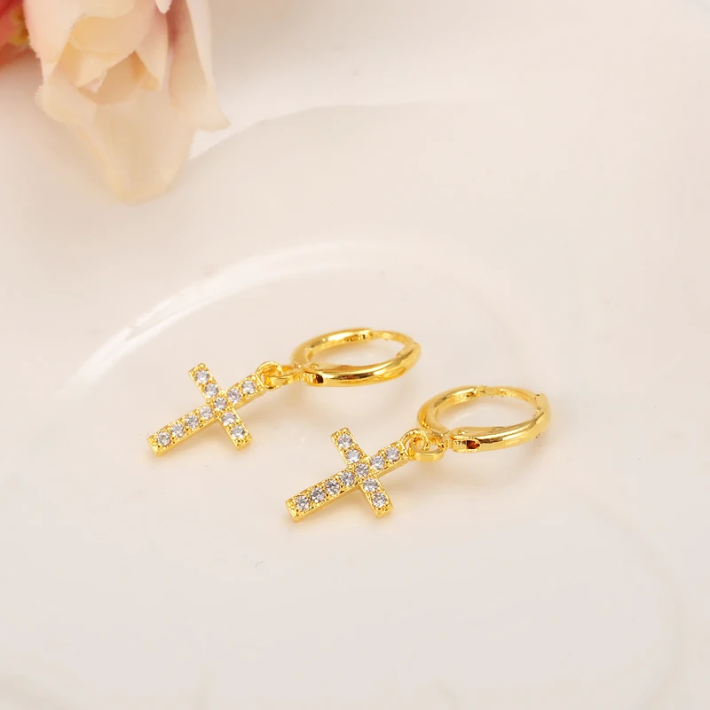 Bangrui-Luxury-Christmas-Gifts-Gold-Color-Women-Grils-Crystal-Stone-Jewelry-Wholesale-Cross-Earring
