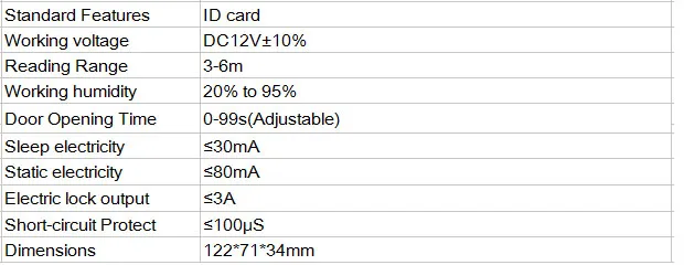 Отпечатков пальцев и rfid-карты Система контроля доступа 1000 пользователей Металл сканер отпечатков пальцев биометрический доступа