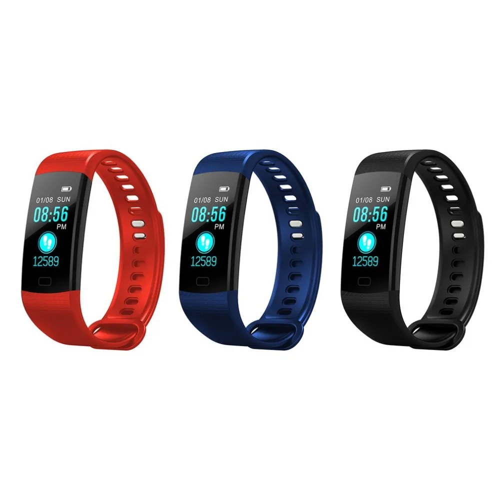 Y5 0.96 Inch Outdoor Hiking Pedometers Bluetooth Step Counter Pedometer