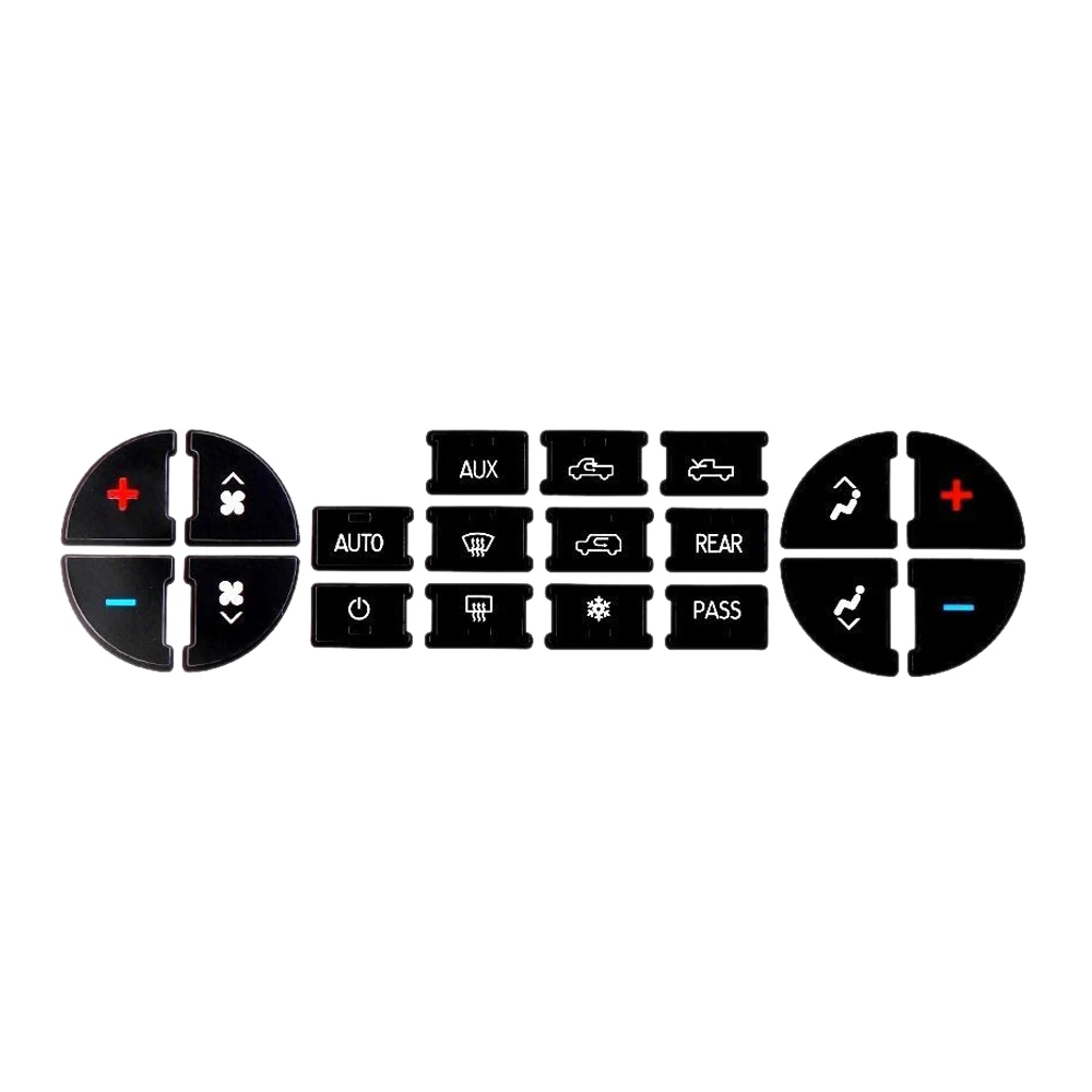 

Ac Dash Button Repair Kit Decal Stickers Replacement For Chevrolet Gmc Tahoe