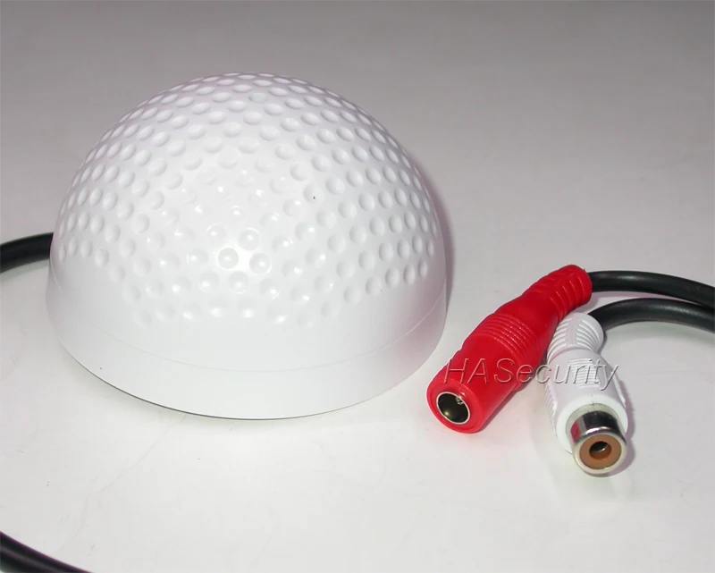 Sound monitor MIC microphone with pre-amplifier for CCTV IP camera Volume output Adjustable
