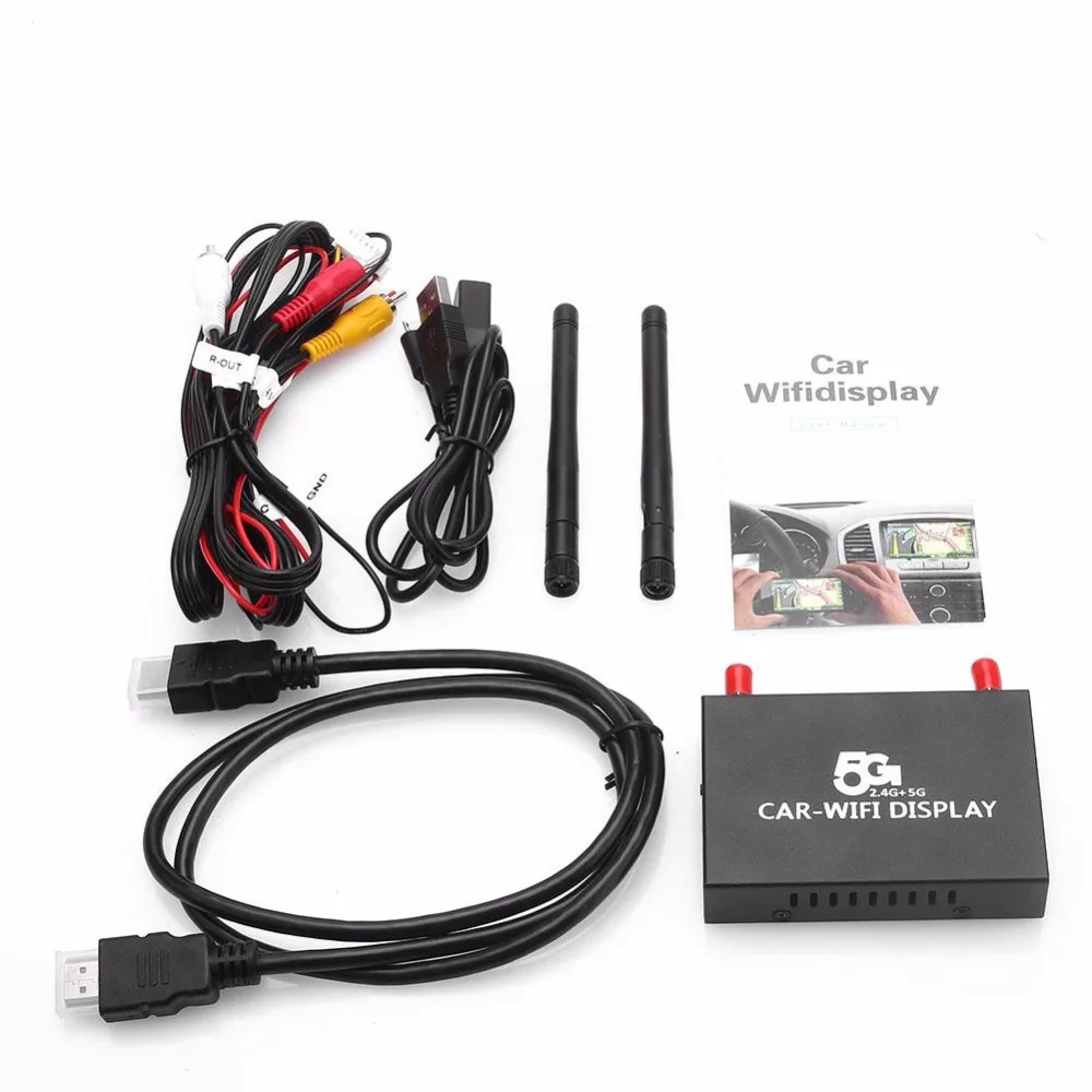 

VEHEMO Universal Push Device Screen Mirroring Box Screen Mirror Display Dual Antennas Phone Screen Car Electronic Accessories