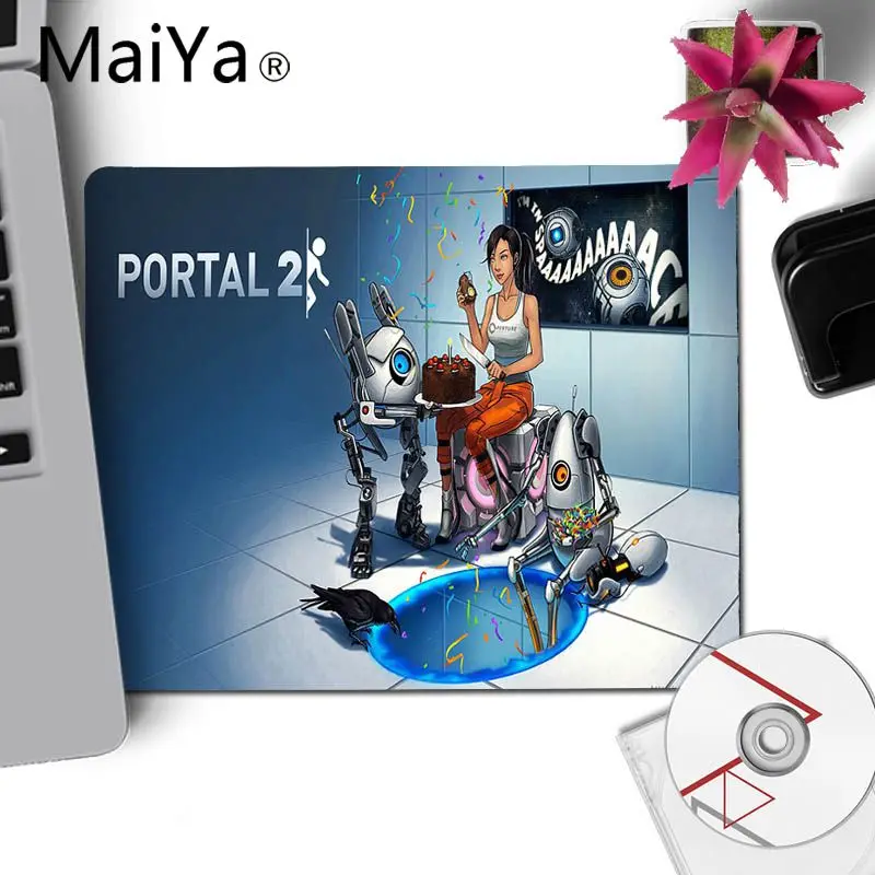 Maiya portal 2 блокировки края управления коврик для клавиатуры ноутбука большой игровой коврик для мыши для ноутбука компьютер Скорость версия игровой клавиатуры коврик