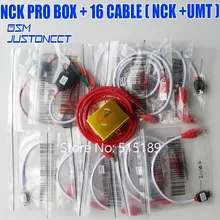 Gsmjustoncct новые оригинальные NCK PRO BOX/nck Pro 2 коробки(поддержка NCK+ UMT 2 в одном) для huawei Y3, Y5, Y6+ 15 кабели