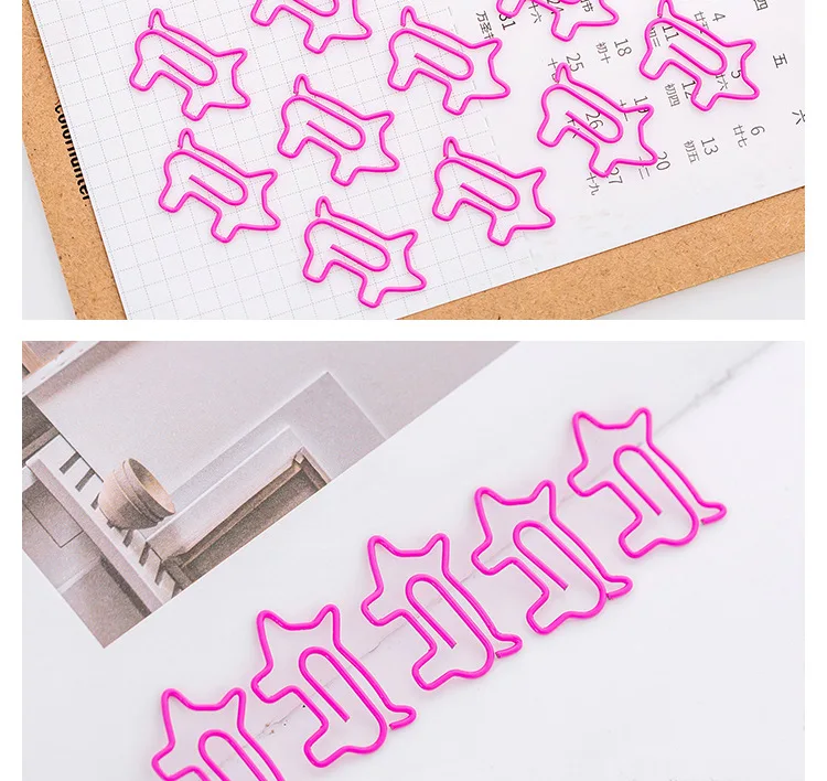 Rosa dos Desenhos Clipe de Papel Lote Bonito Animados Porco Marcador Clip Holder Metal Moldar Clipe Estudante Escritório Documento 100 pc - 7 holder Metal Moldar Clipe Marcador Estudante escritório documento clipe