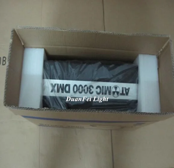 2 шт. атомно-3000 Вт Strobe Light 3000 проблесковым маячком DMX512 стробоскоп со вспышкой для сцены клуб бар