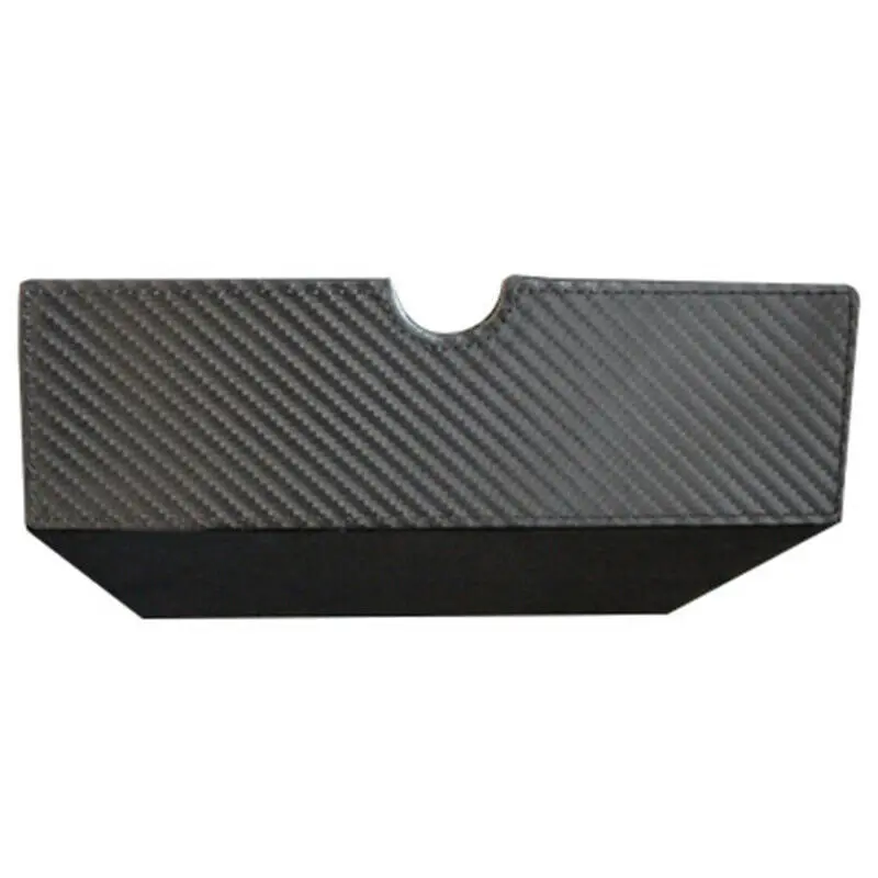 1 шт. ящик для хранения автомобиля, ящик для центральной консоли, тип ящика для Tesla модель X S, углеродное волокно, черный ящик для хранения, полиуретановая кожа