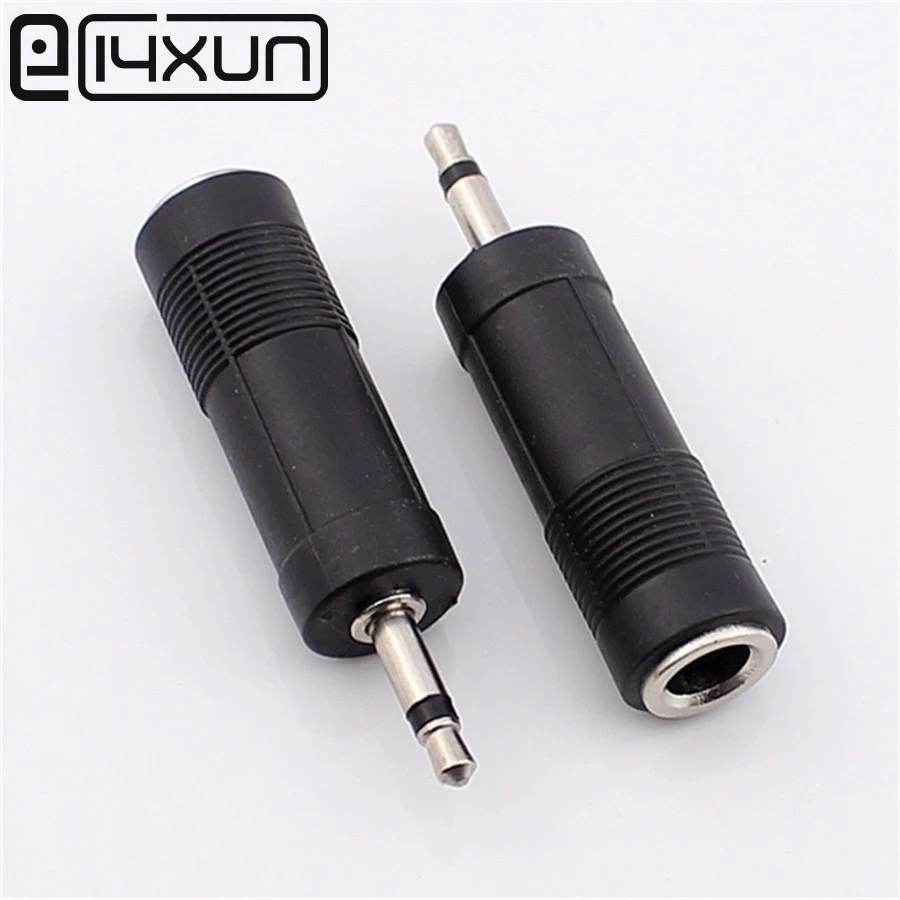 1pcs/lot 3.5mm Male to 6.5mm Female Mono Adapter Audio Adapter