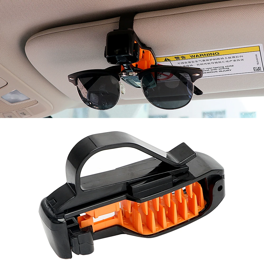 ABS Car Sun Visor Sunglasses Holder Auto Fastener Clip Eyeglasses Clip
