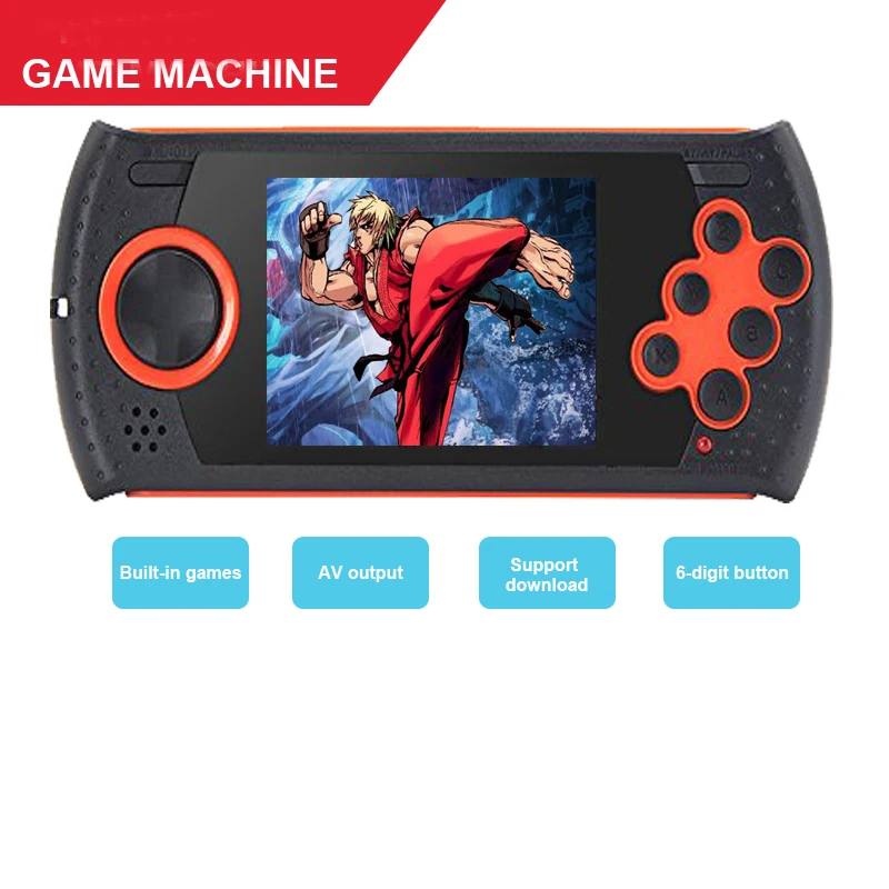 MD16 Sega симулятор 302 дюйма игровые консоли SEGA 16BT ручной PVP PXP FC с поддержкой NES/MD/GBA ТВ