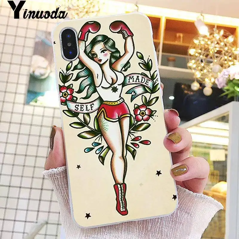 Cartoon Boxing Girl Gloves