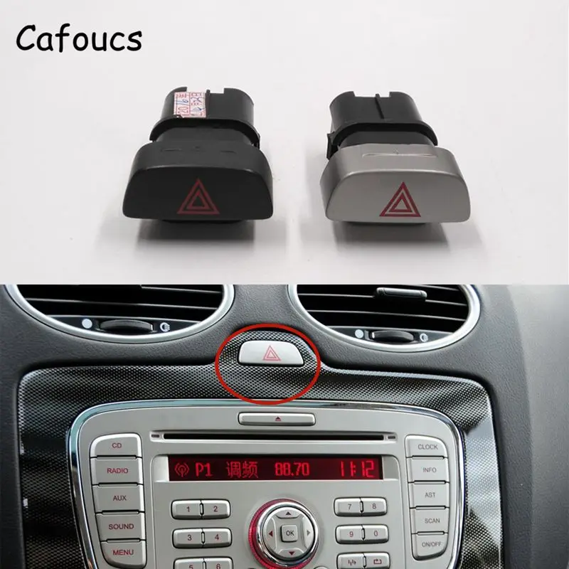 cafoucs for ford focus 2005 2013 car warning indicator emergency light button