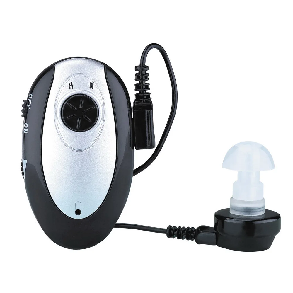 Digital Hearing Aid Aids Rechargeable Adjustable Tone In Ear personal