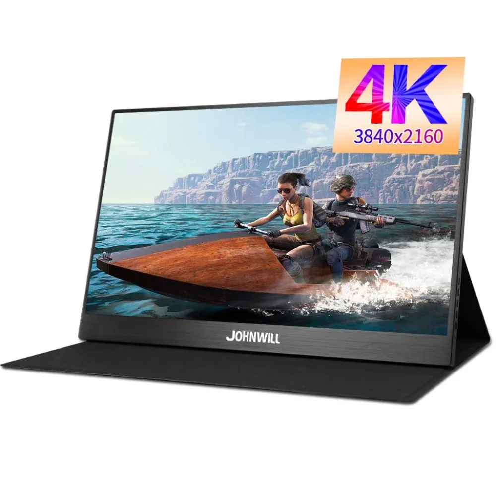 Новинка 15,6 дюймов HD ips 3840x2160 4K lcd игровой портативный монитор Тип USB-C дисплей с HDMI разъемом для наушников для Raspberry PS3/PS4