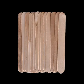 

2017 Hot 100Pcs Medical Waxing Craft Wax Stick Wooden New 6 Inch Tongue Depressor Spatula Applicator Stick Tattoo