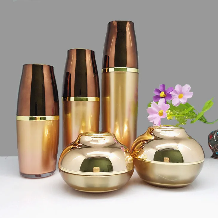 Korean Style Empty Bottle Suit Acrylic Refillable Bottle Emulsion Sample Bottle Cream Bottle Spray Lotion Pump 3050g ml 120ml (7)