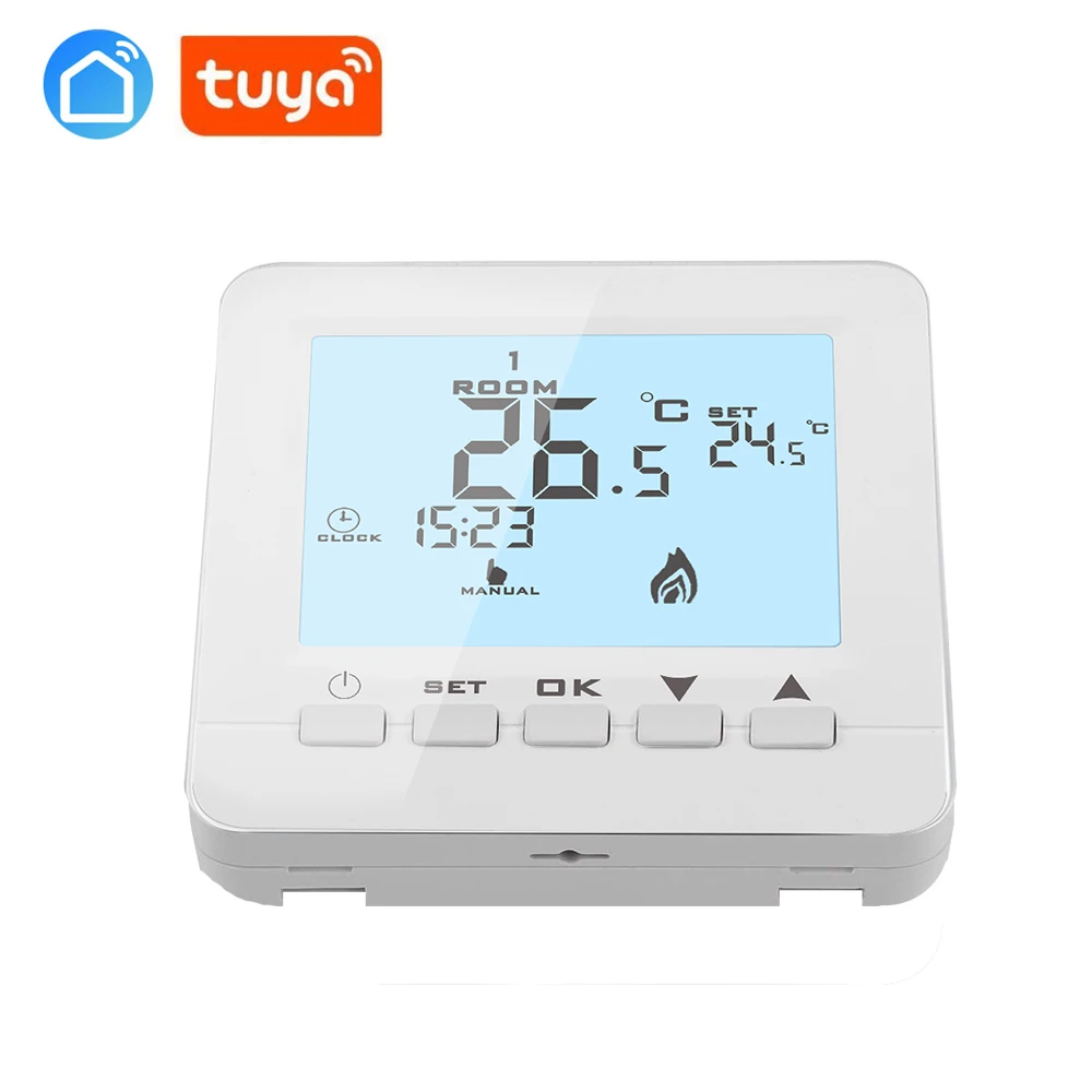 Терморегулятор Tuya с поддержкой Android 16 А Wi Fi|Умная система управления