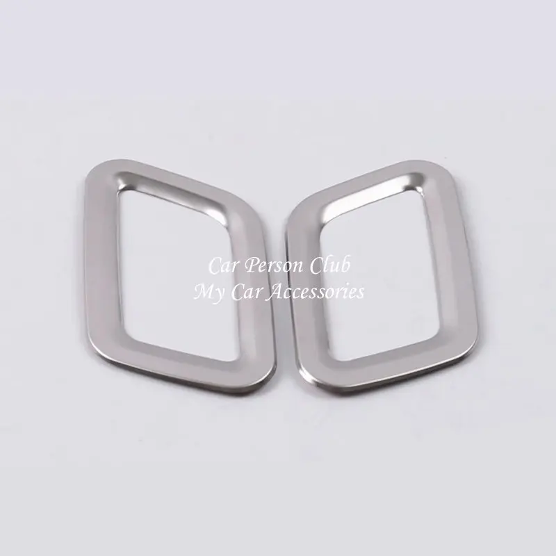 

For 2019 Nissan ALTIMA Front Small Air Conditioning Vent Outlet Cover Frame Sequin Trims Stainless Steel Car Styling Accessories