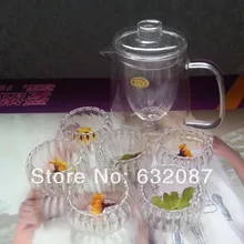 800 мл стеклянный, в простом стиле стеклянный чайник с двойными стенками