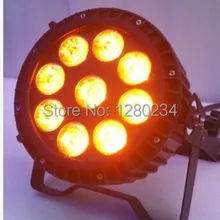 Продукт светодиодный свет 9 шт.* 12 Вт RGBWA 5 в 1 светодиодный бар свет led par может