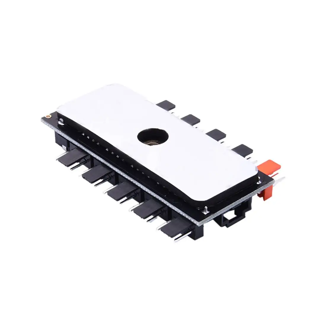 SATA Fan Hub 12V 4 pin PC Fan PWM Hub Large 4P Power Supply Splitter Adapter