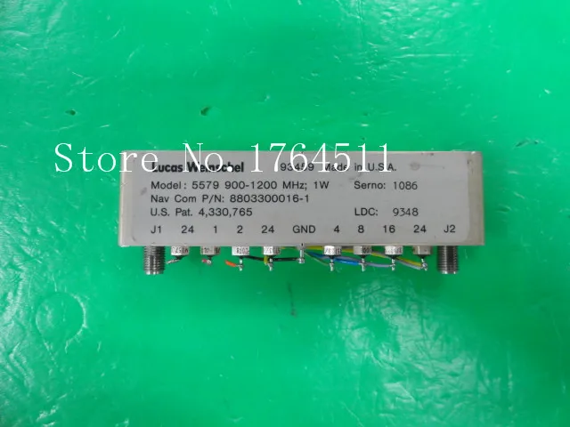 

[BELLA] Weinschel 5579 900-1200MHZ 103dB programmable attenuator SMA