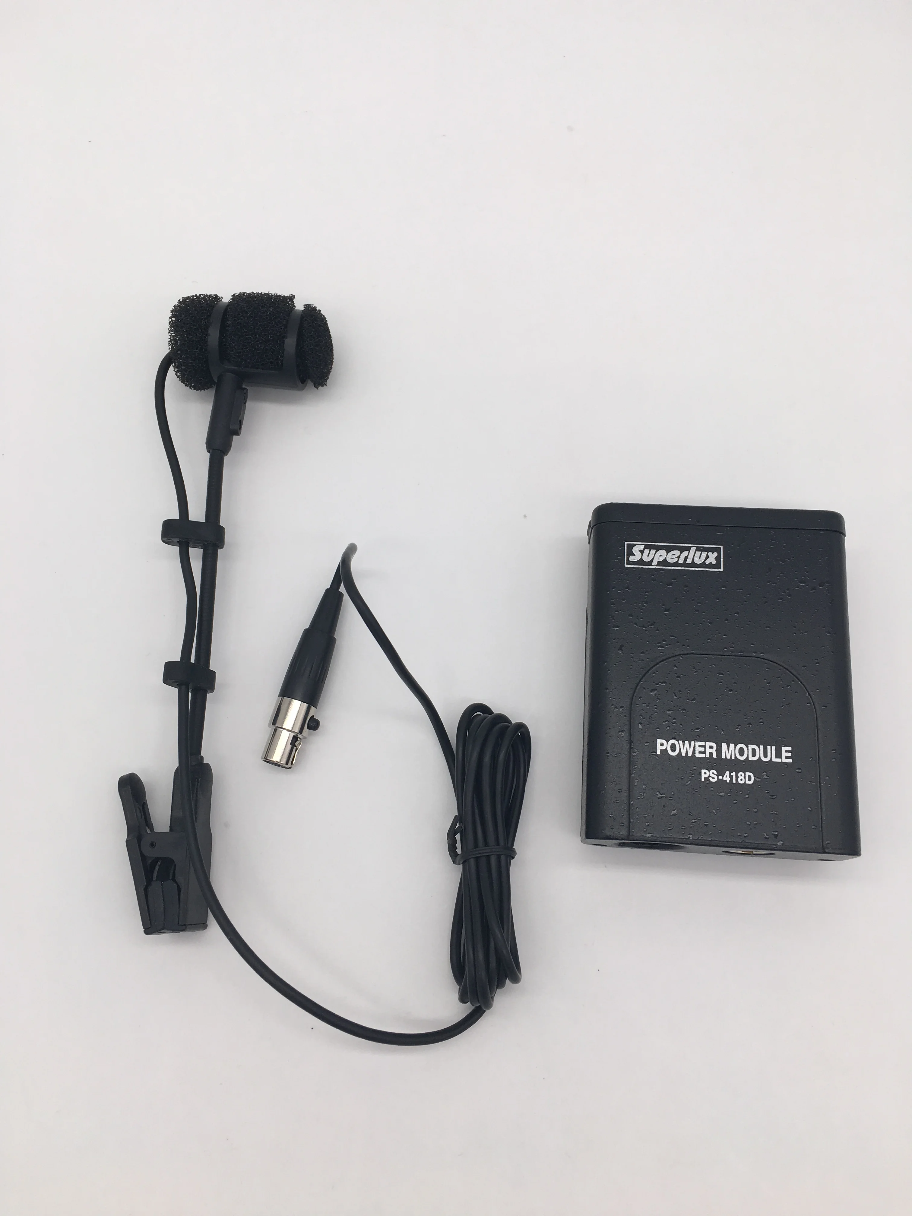 

Superlux PRA383DXLR clip-on Gooseneck Saxophone microphone for stage performance musical instrument recording,with PS418D preamp